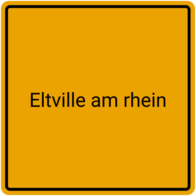 Meldebestätigung Eltville am Rhein
